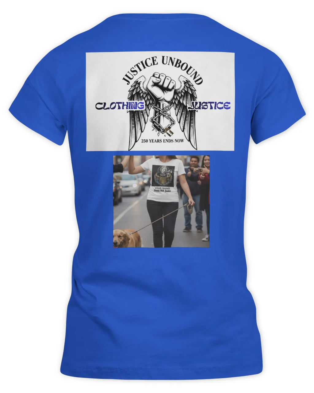 I Stand For Justice PERSONALIZED-Women’s T-Shirt
