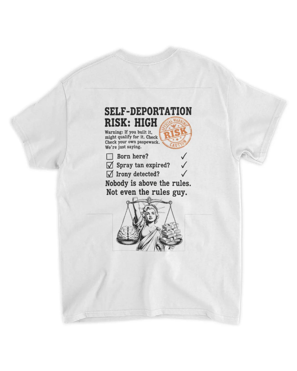 Funny How the Orange Faded — Voting Movement Tee | Clothing Justice