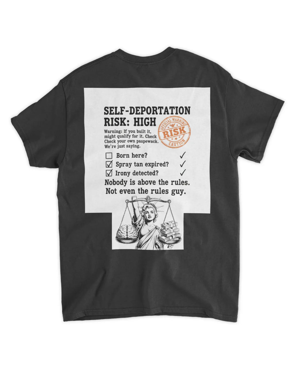 Funny How the Orange Faded — Voting Movement Tee | Clothing Justice