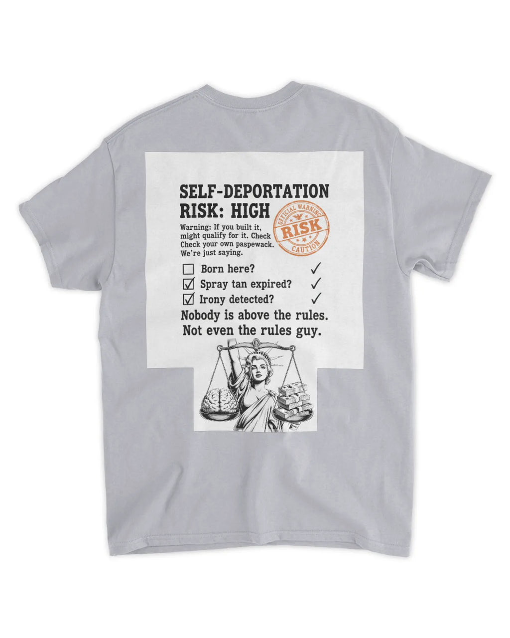 Funny How the Orange Faded — Voting Movement Tee | Clothing Justice