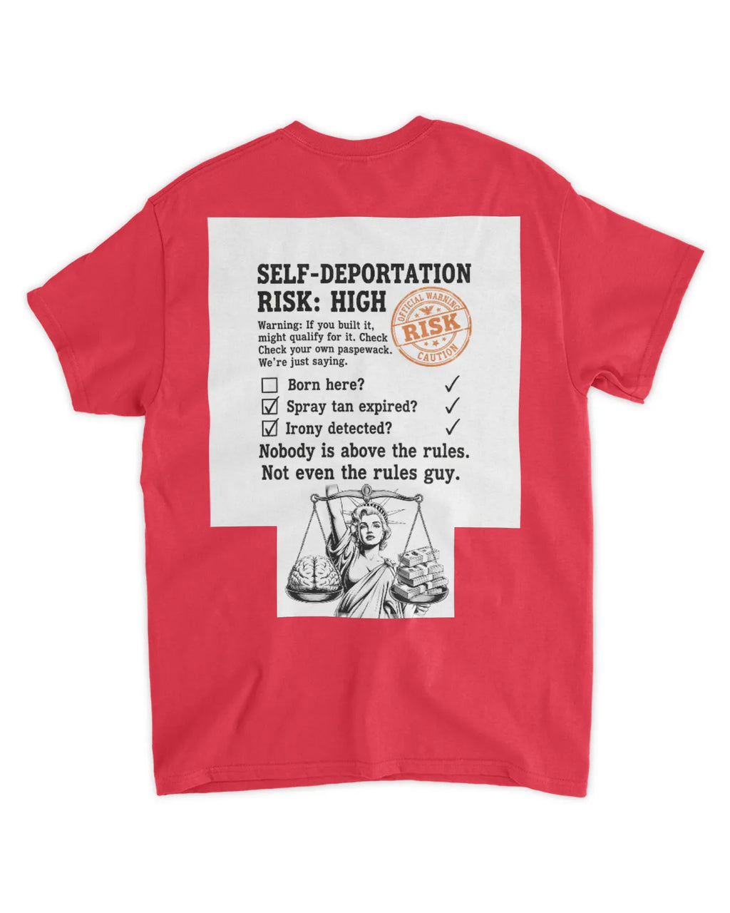 Funny How the Orange Faded — Voting Movement Tee | Clothing Justice