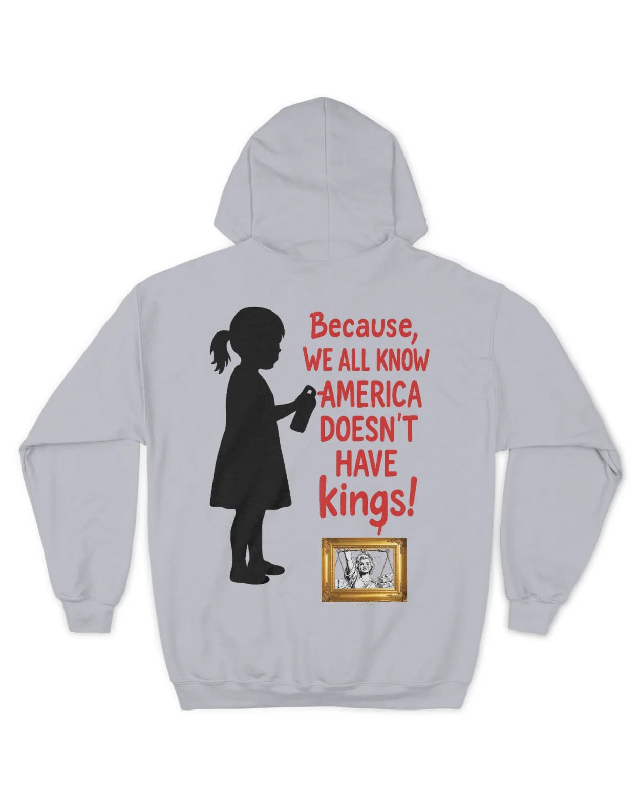 No kings Country!-Men’s Zipper Hoodie