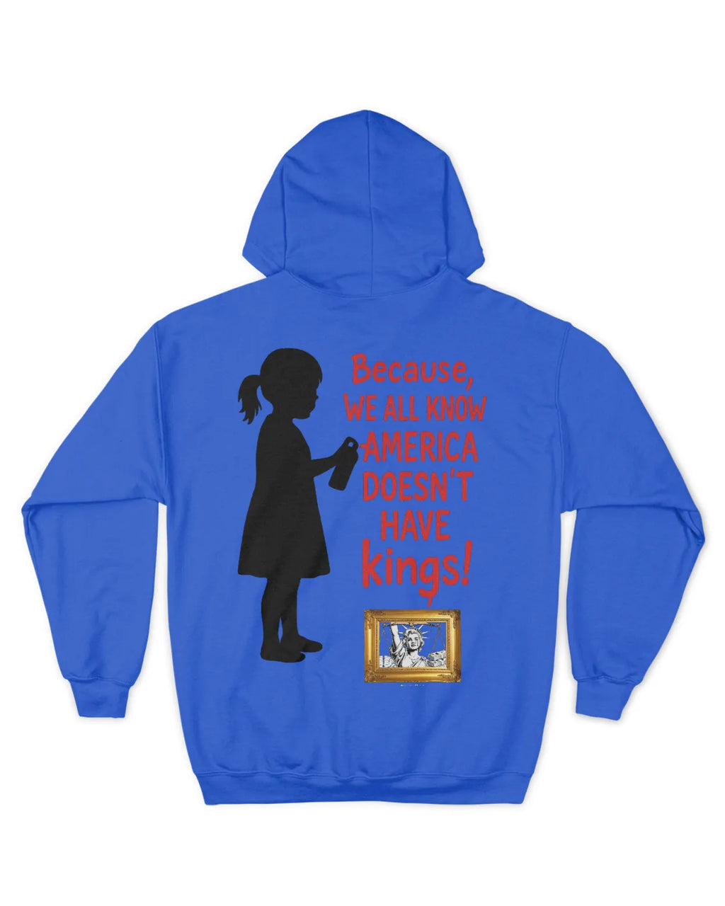 No kings Country!-Men’s Zipper Hoodie
