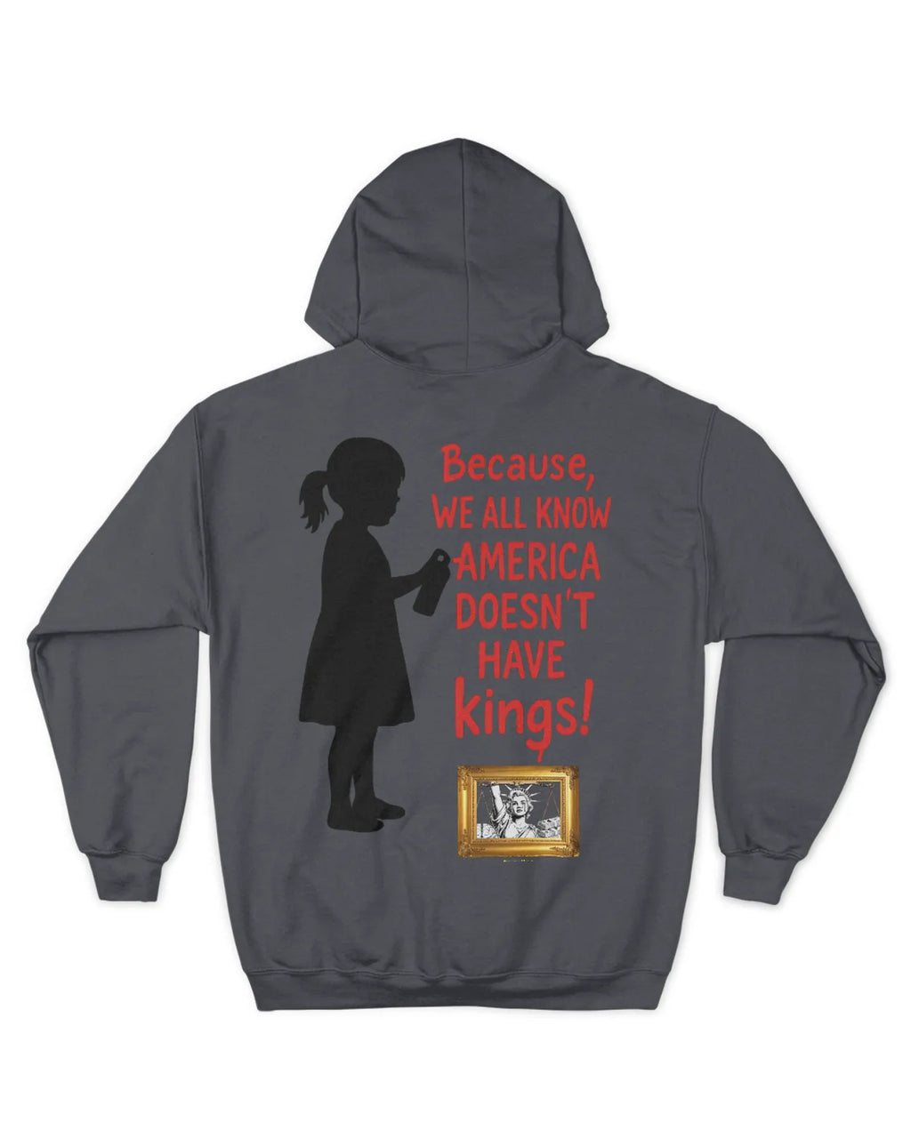 No kings Country!-Men’s Zipper Hoodie