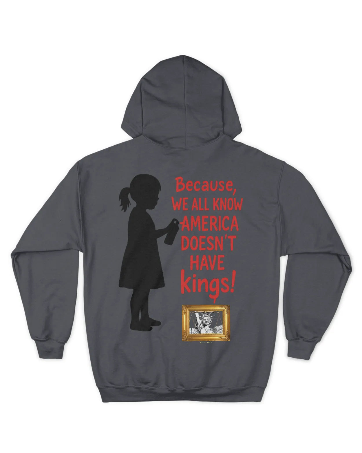 No kings Country!-Men’s Zipper Hoodie