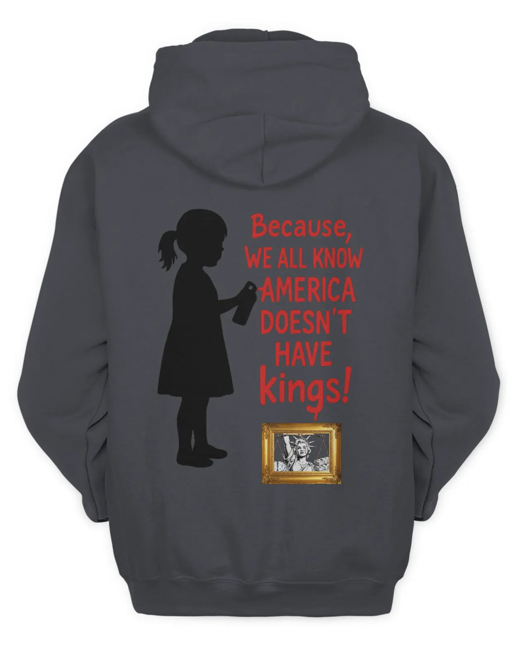 No kings Country!-Men’s Zipper Hoodie