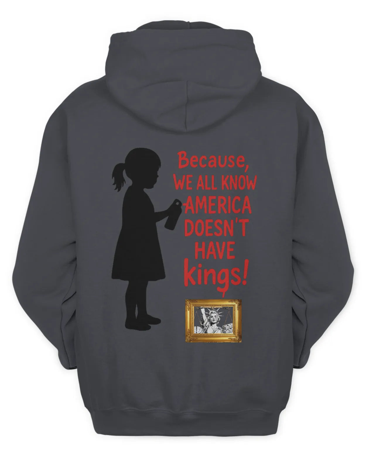 No kings Country!-Men’s Zipper Hoodie