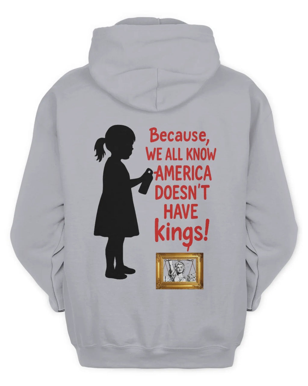 No kings Country!-Men’s Zipper Hoodie